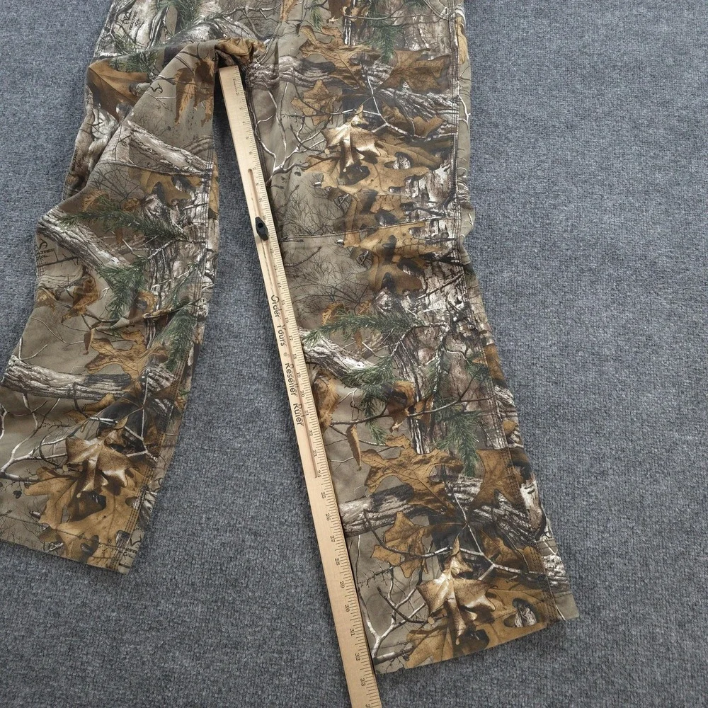 Carhartt Pants Mens 38x34 Brown Realtree Full Swing Relaxed Fit Camo Hunting